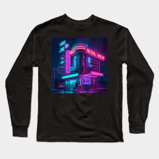 Cyberpunk motel Long Sleeve T-Shirt